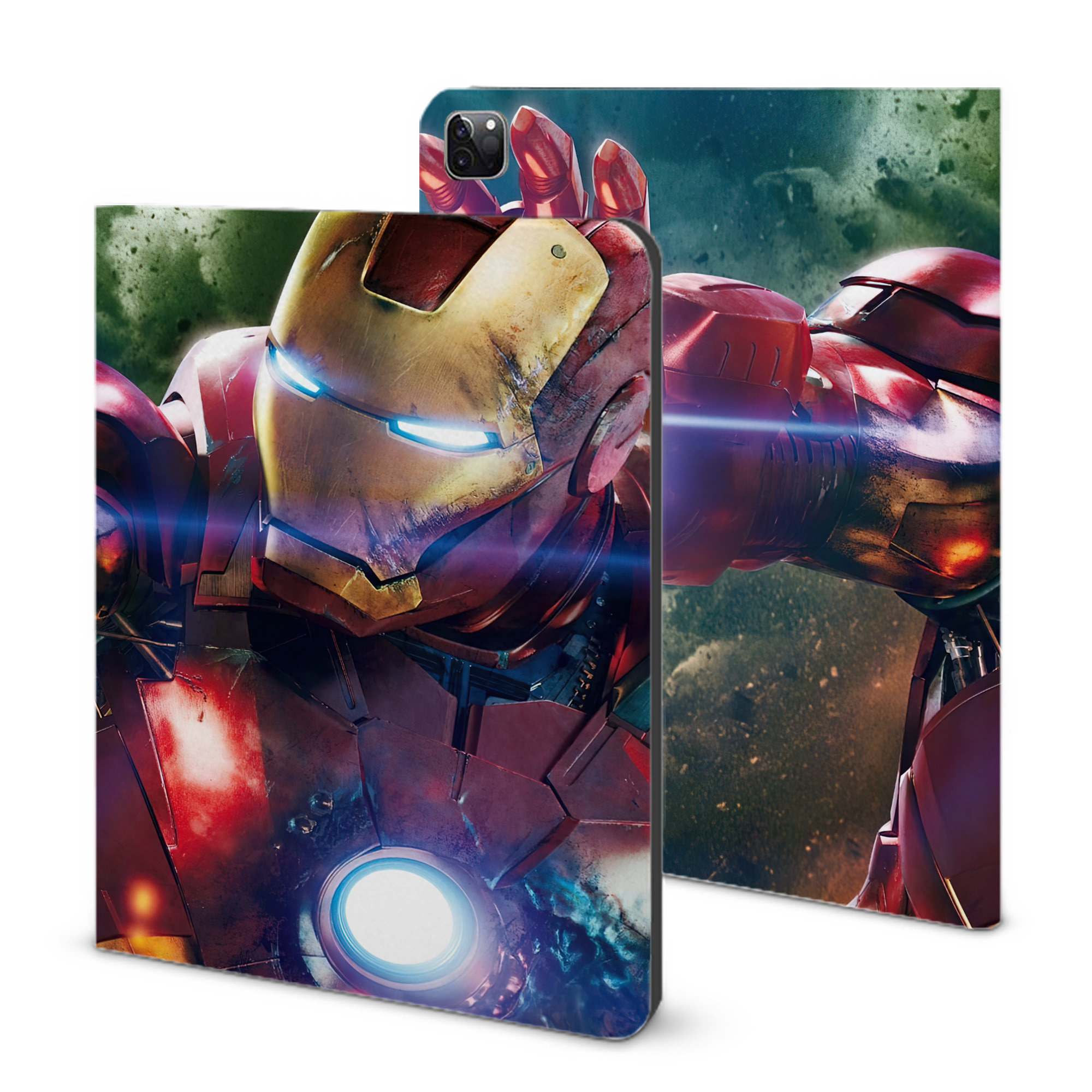 （画像用） アベンジャーズ The Avengers IPad ケース ブック型 PUレザー TPU 耐衝撃 軽量 薄型 ペン収納なし 全面保護 IPad 各モデル対応